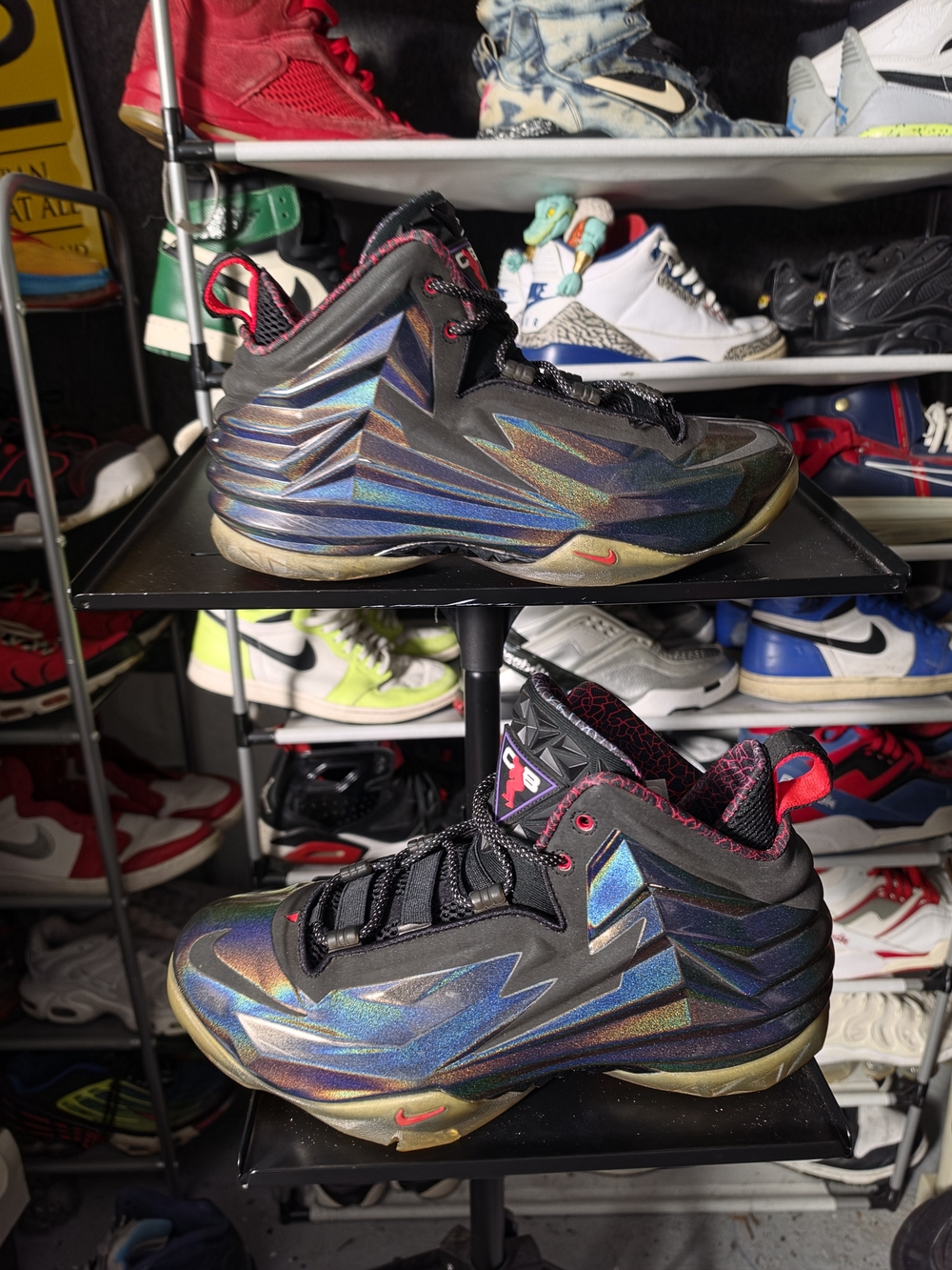 🔥 Nike ChuckPosite Men's Size 10 Iridescent Basketball Sneakers Holographic
